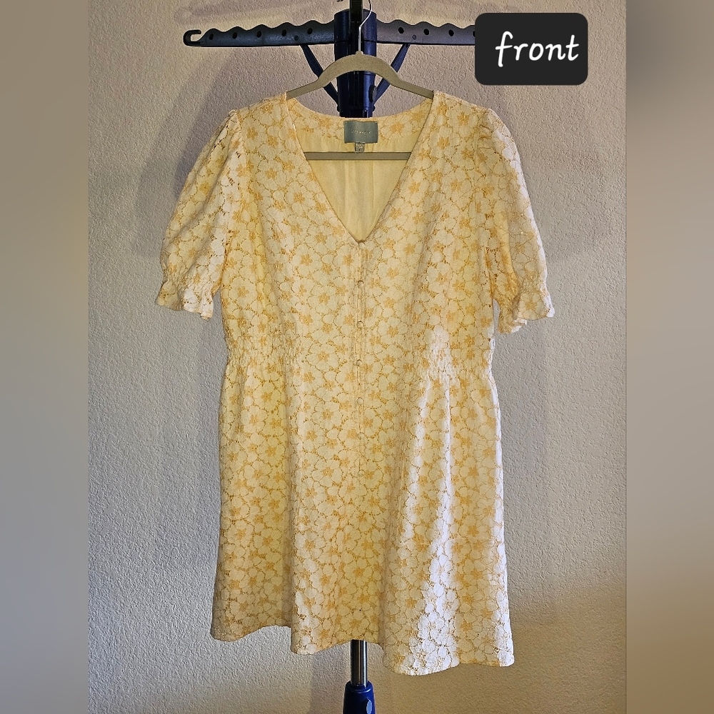 Spring-Summer yellow dress